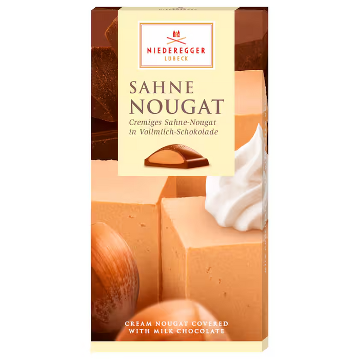 Niederegger Schokolade Sahne Nougat Vollmilch 100g