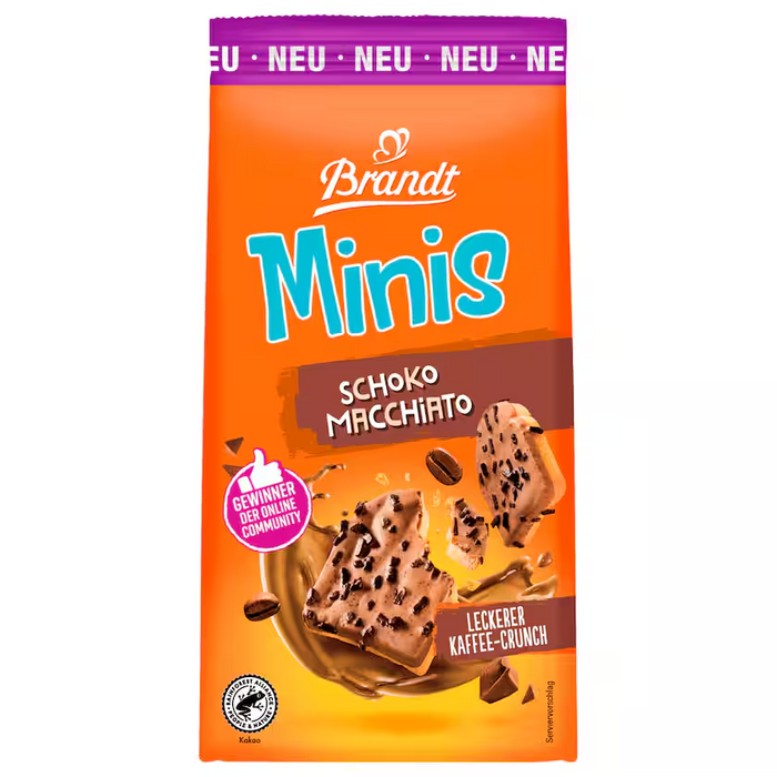 Brandt Minis Schoko Macchiato 85g