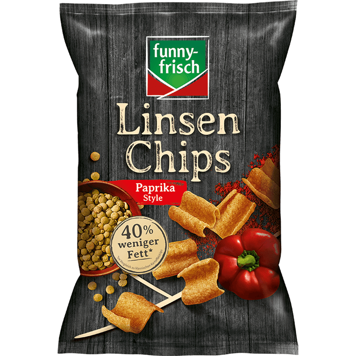 Funny-frisch Linsenchips Paprika Style 90g