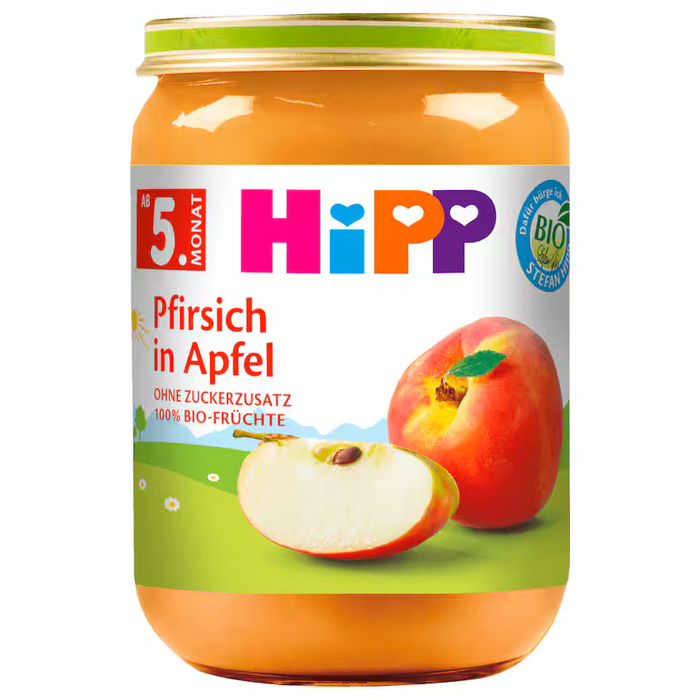 Hipp Bio Pfirsich mit Apfel 190g