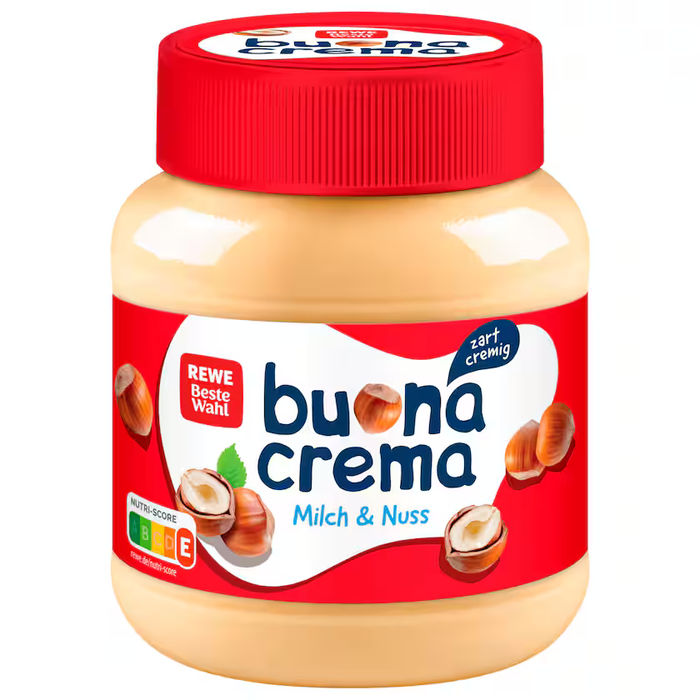 REWE Beste Wahl Buona Crema Milch & Nuss 400g