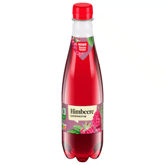REWE Beste Wahl Himbeer-Getränkesirup 0,5l