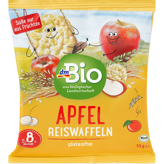 dmBio Babysnack Reiswaffeln Apfel 35 g