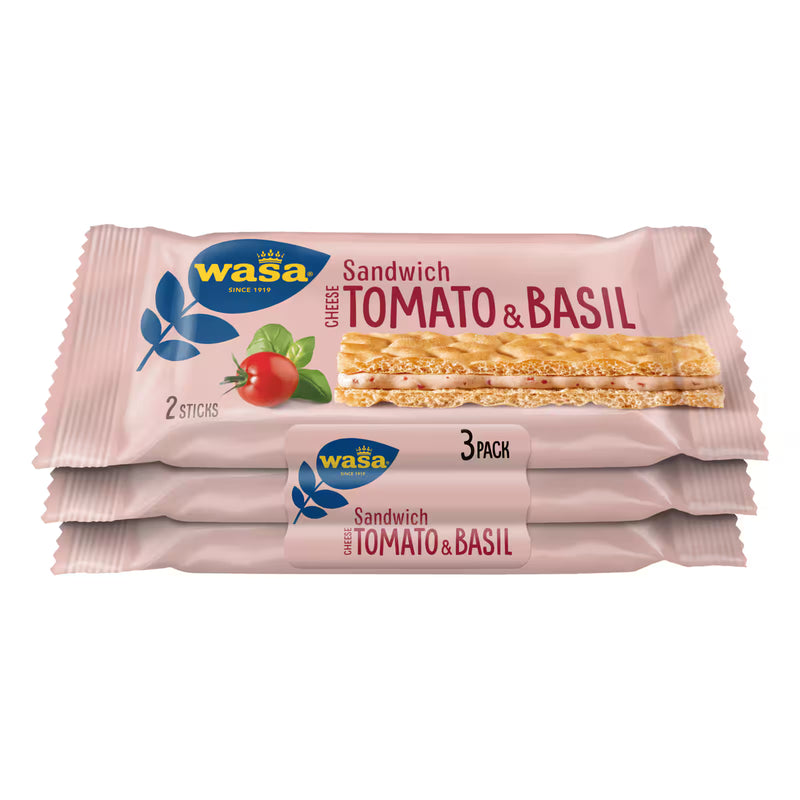 Wasa Sandwich Käse, Tomate & Basilikum 3x40g