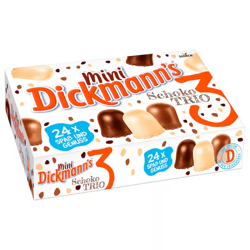 Mini Dickmann's Schoko Trio 200g, 24 Stück