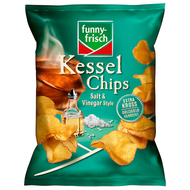 Funny-frisch Kessel Chips Salt & Vinegar 120g