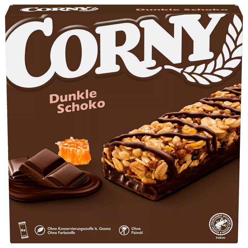 Corny Dunkle Schokolade 6x23g