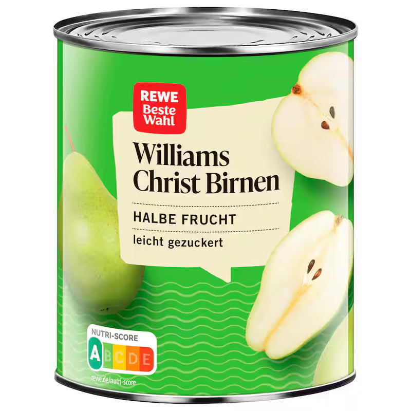 REWE Beste Wahl Williams-Christ Birnen halbe Frucht 455g