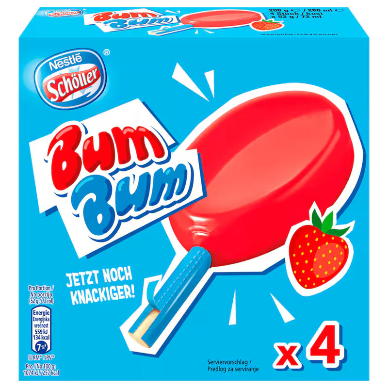 Nestlé Schöller Eis Bum Bum Multipackung (STOCK ONLY AVAILABLE IN STORE)
