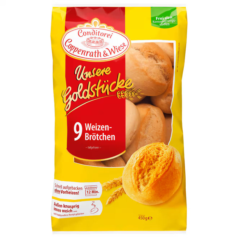 Coppenrath & Wiese 9 Weizen-Brötchen 450g