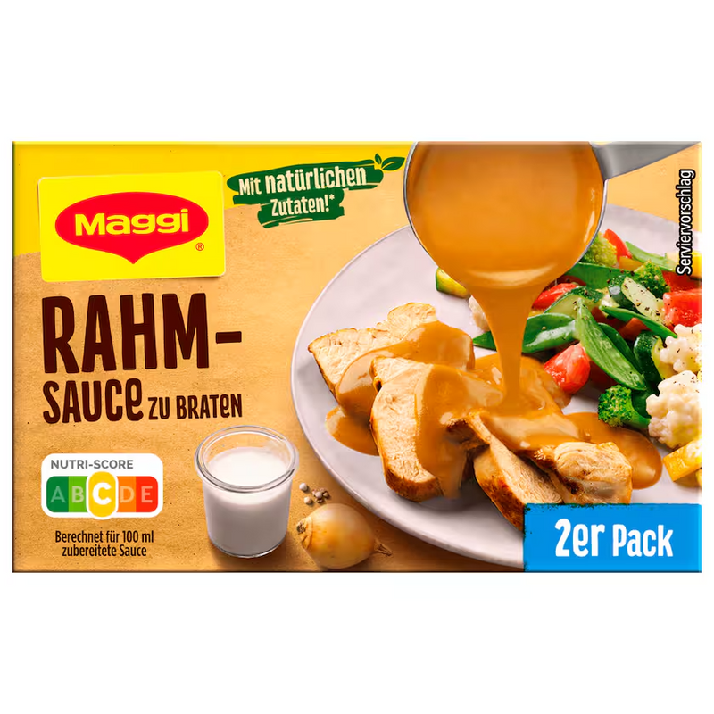 Maggi Rahm-Sauce zu Braten 2er Pack ergibt 2x250ml