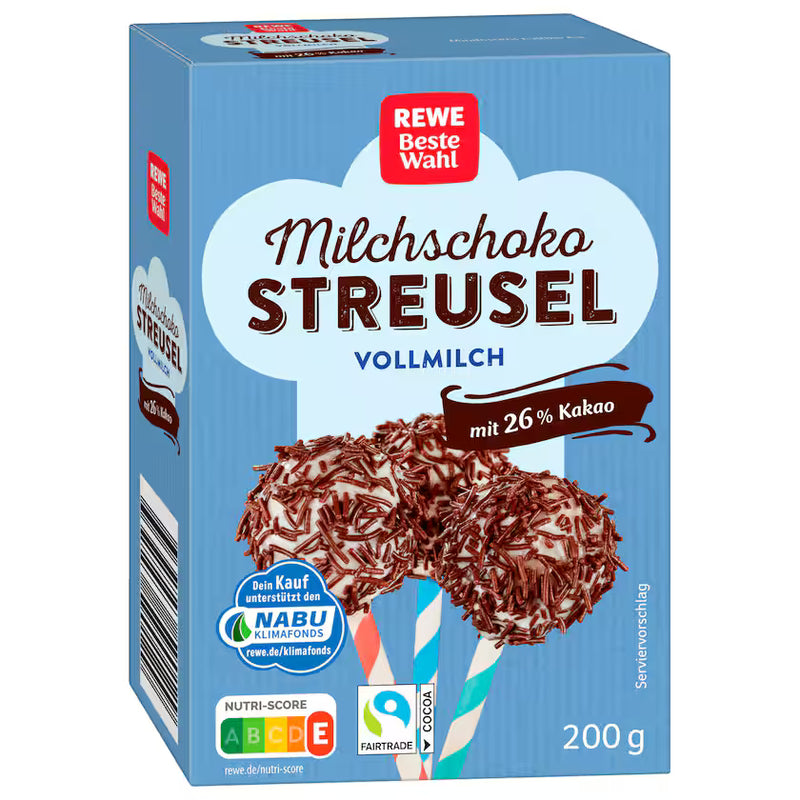 REWE Beste Wahl Milchschoko-Streusel 200g