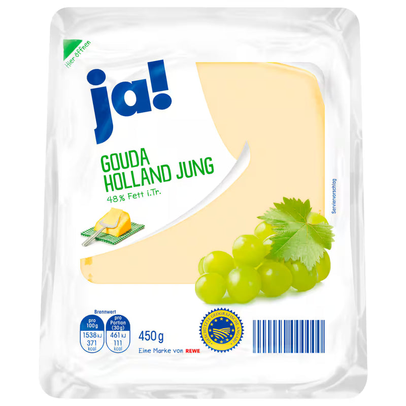 ja! Gouda Holland jung am Stück 450g