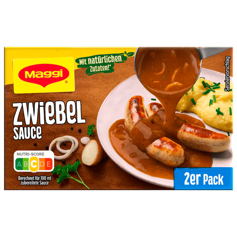 Maggi Zwiebel Sauce 2er Pack ergibt 2x250ml