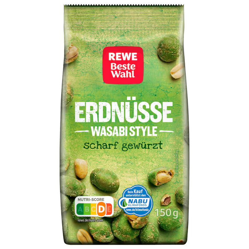 REWE Beste Wahl Wasabi Erdnüsse 150g