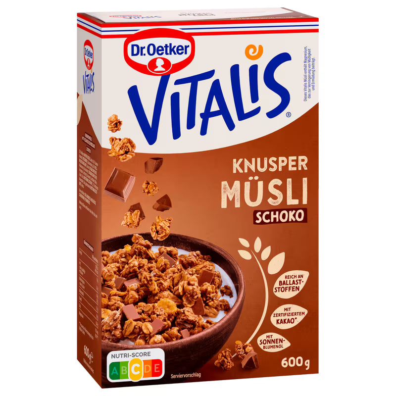 Dr. Oetker Vitalis Knuspermüsli Schoko 600g