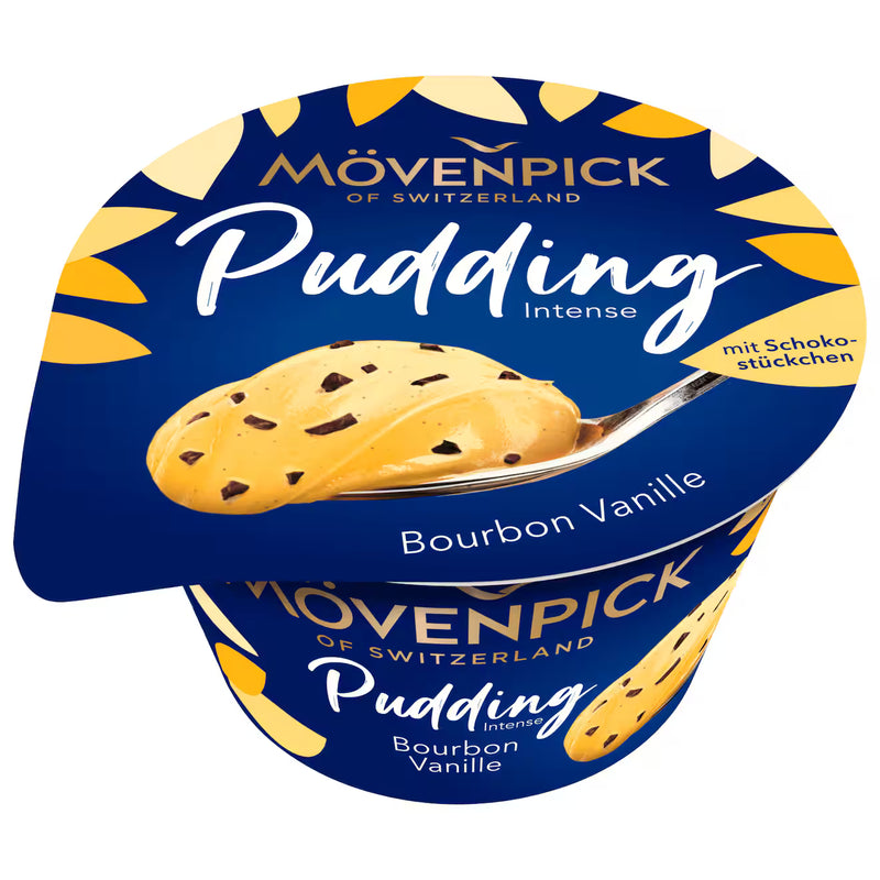 Mövenpick Sahnepudding Vanille mit Schokostückchen 150g