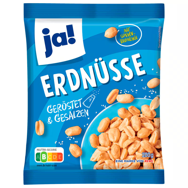 ja! Erdnüsse Geröstet & Gesalzen 200g