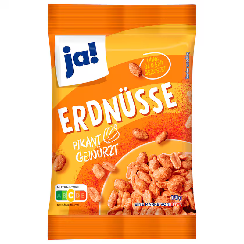 ja! Erdnüsse pikant gewürzt 150g
