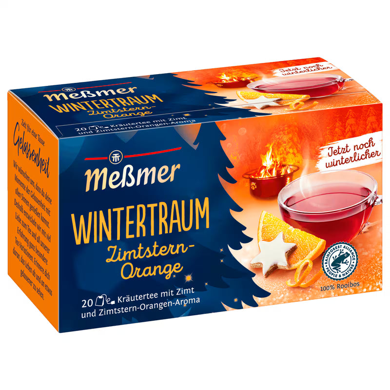 Messmer Wintertraum Zimtstern-Orange 40g, 20 Beutel