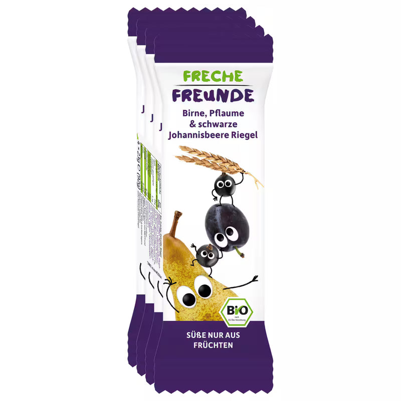 Freche Freunde Organic Bars Pear, Plum & Blackberry 4x23g
