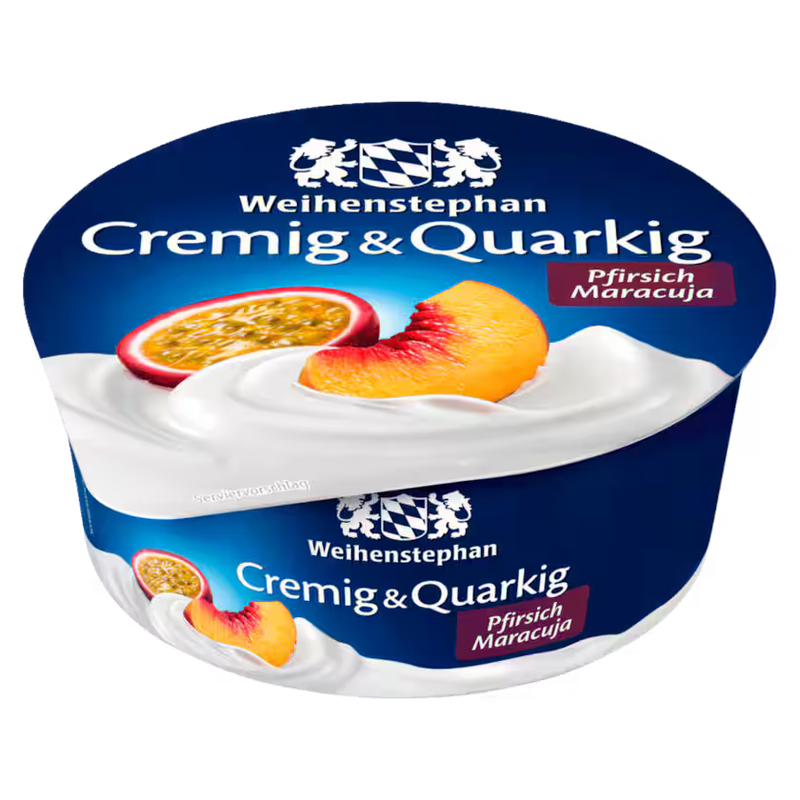 Weihenstephan Cremig & Quarkig Pfirsich-Maracuja 150g