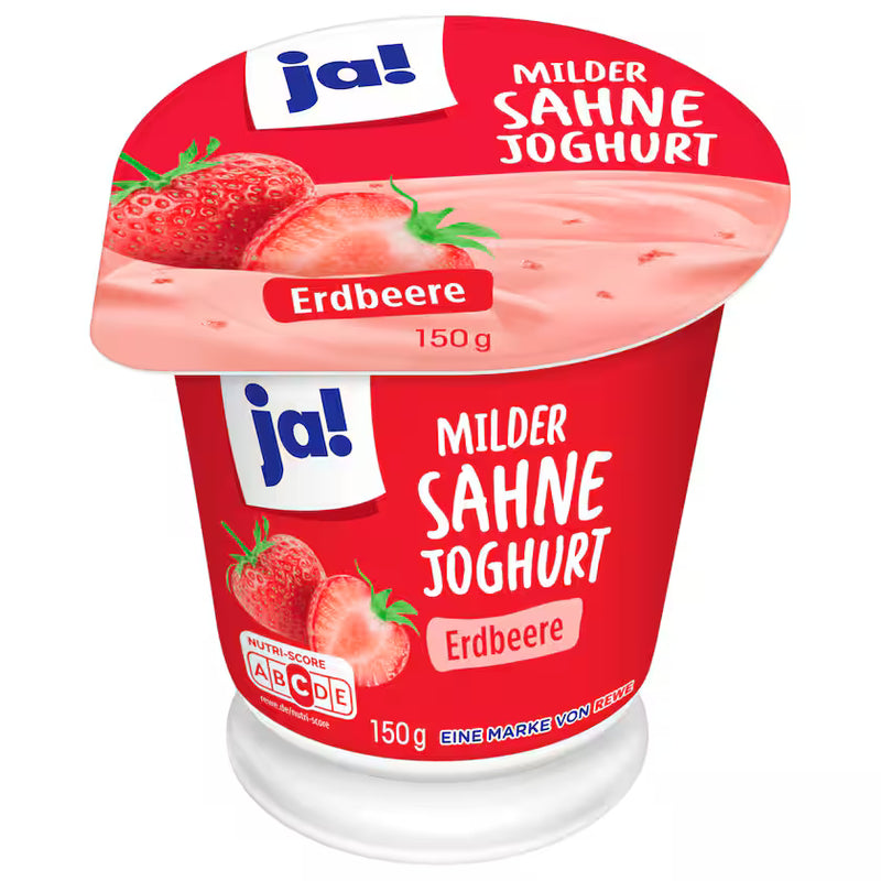 ja! Milder Sahne Joghurt Erdbeere 150g
