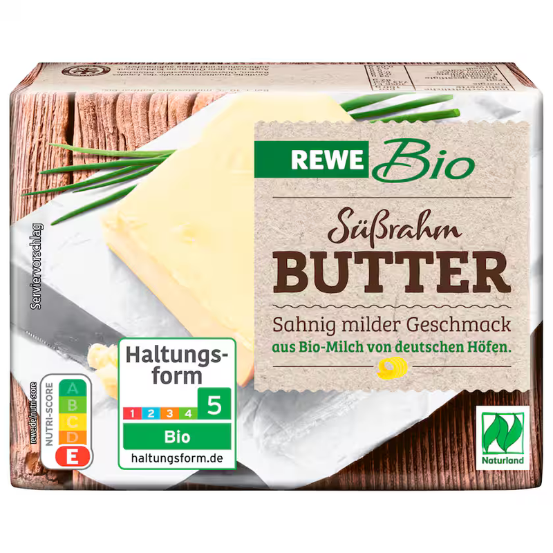 REWE Bio Süßrahmbutter 250g