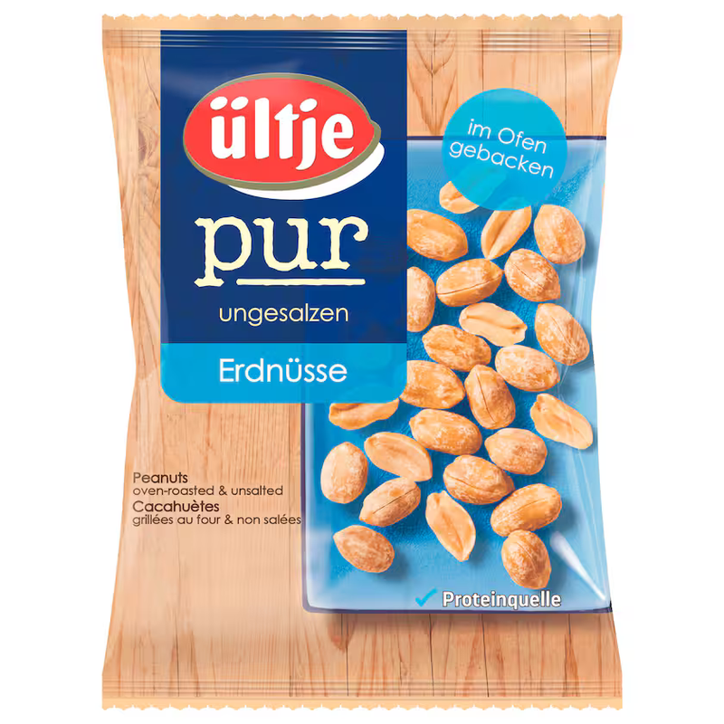 Ültje Erdnüsse pur im Ofen gebacken & ungesalzen 200g