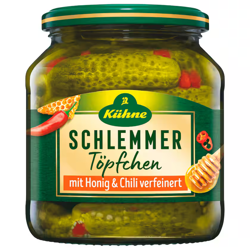 Kühne Schlemmertöpfchen mit Honig & Chili verfeinert 300g