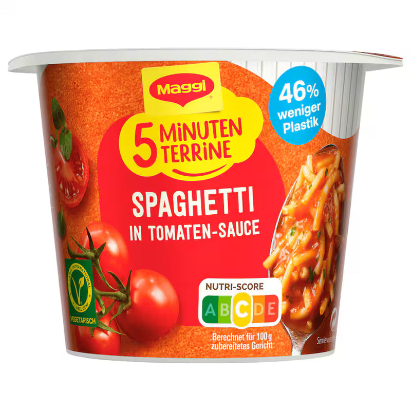 Maggi 5 Minuten Terrine Spaghetti in Tomaten-Sauce 60g