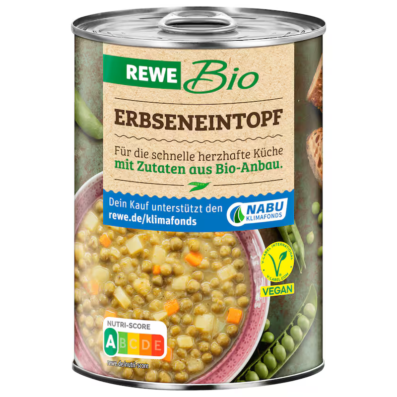 REWE Bio Erbseneintopf 400g