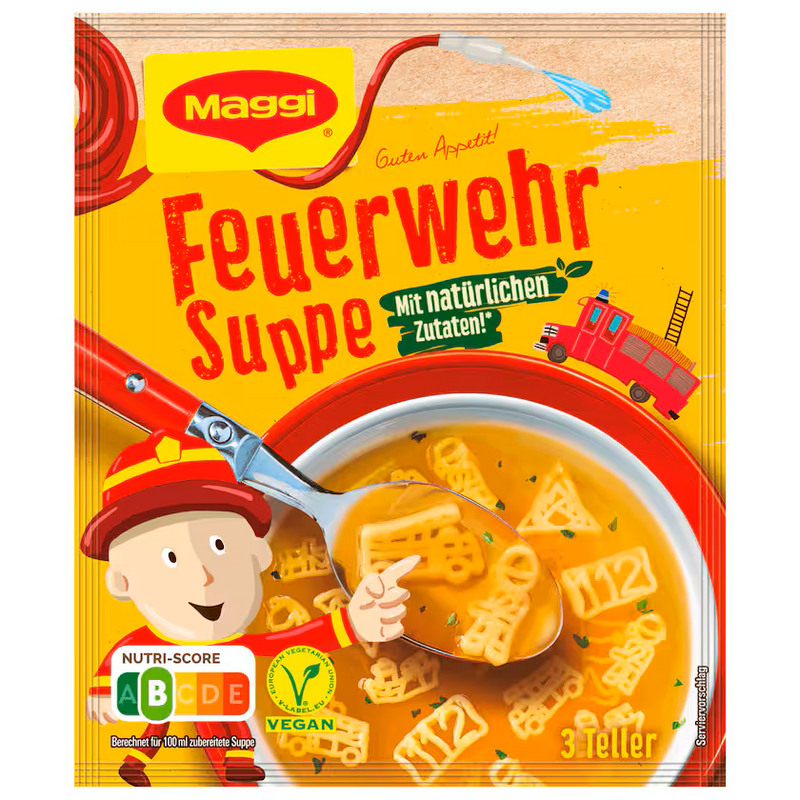 Maggi Feuerwehr Suppe ergibt 750ml