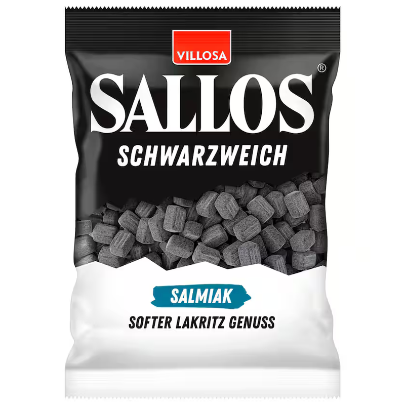 Villosa Sallos Schwarzweich Lakritz Salmiak 200g
