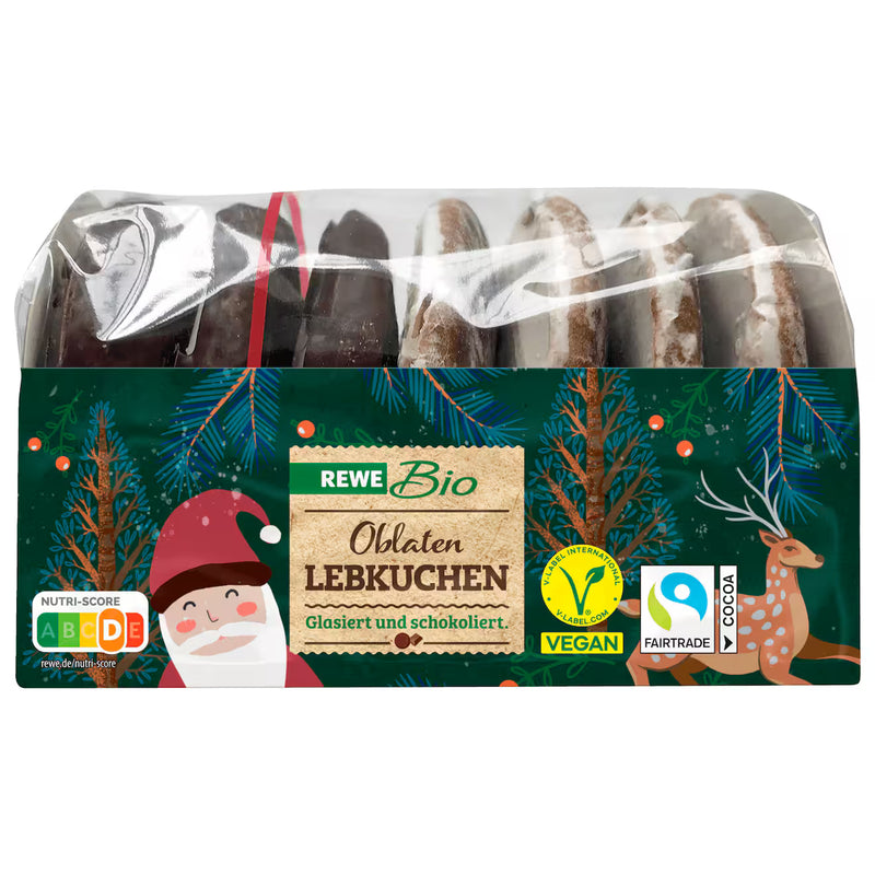 REWE Bio Weihnachts-Oblaten-Lebkuchen 200g