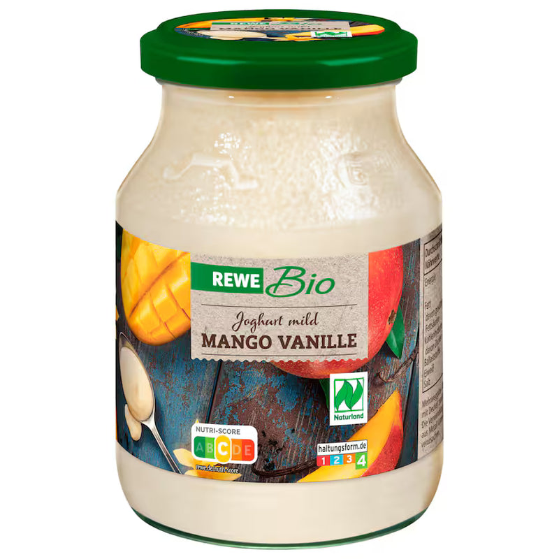 REWE Bio Joghurt Mango Vanille 500g