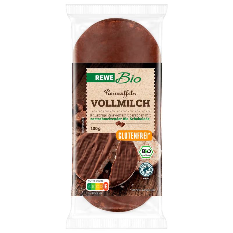 REWE Bio Reiswaffeln Vollmilch 100g