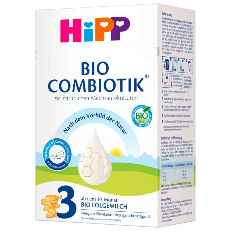 Hipp Bio Combiotik 3 ab dem 10. Monat Folgemilch 600g