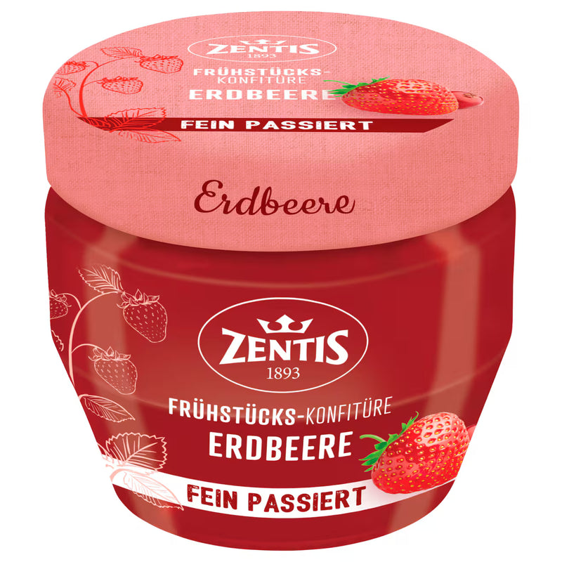 Zentis Konfitüre Erdbeere fein passiert 230g