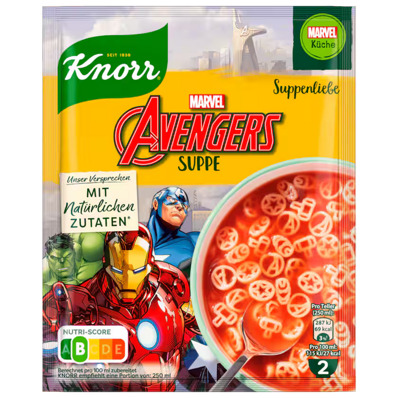 Knorr Soup Love Marvel Avengers Soup for 500ml