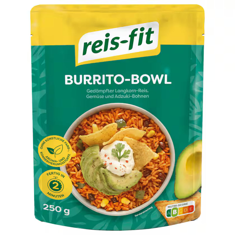 Reis-Fit Express Burrito-Bowl-Reis vegan 250g