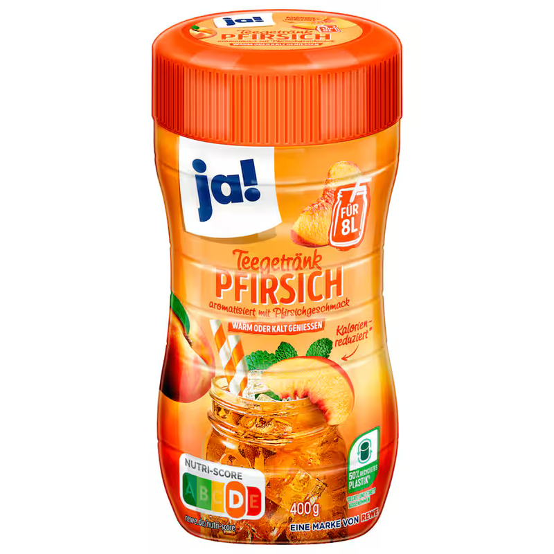 ja! Teegetränk Pfirsich 400g