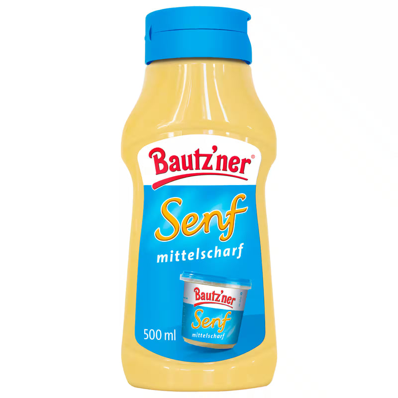 Bautz'ner Senf mittelscharf 500ml