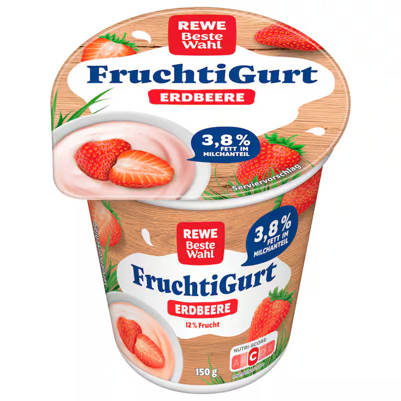 REWE Beste Wahl Fruchtigurt Erdbeere 150g