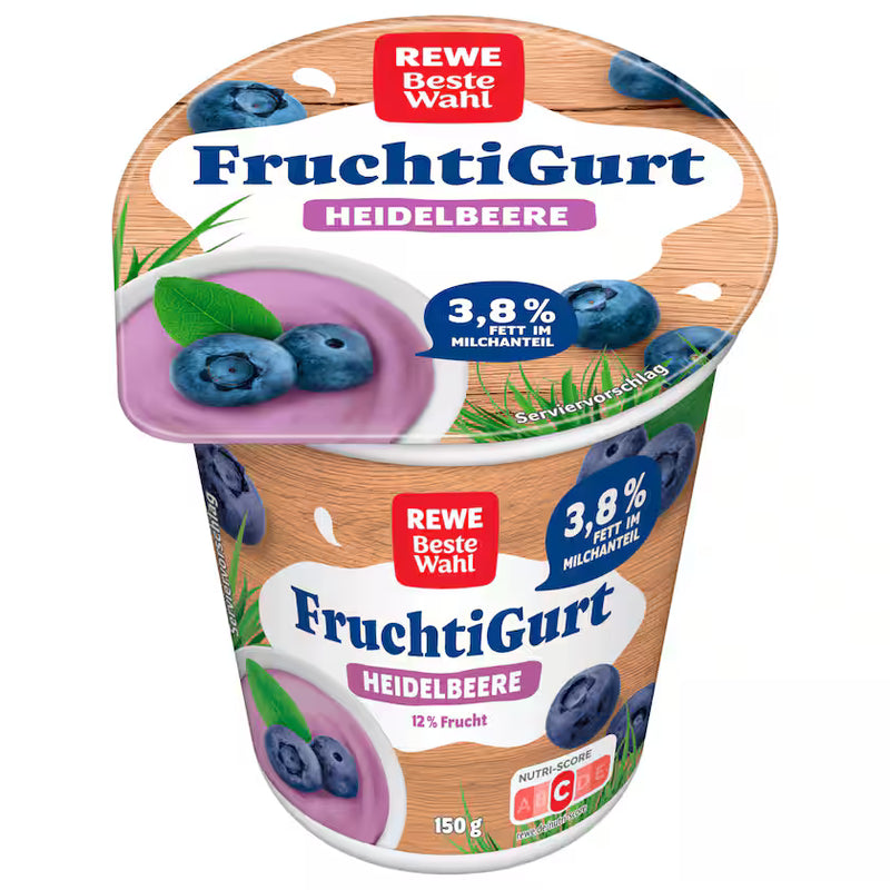 REWE Beste Wahl Fruchtigurt Heidelbeere 150g