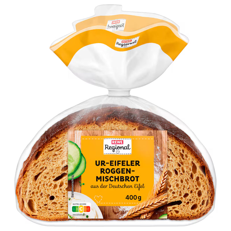 REWE Regional Ur-Eifeler Roggenmischbrot geschnitten 400g