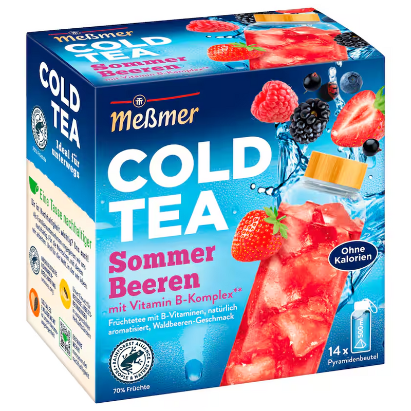 Meßmer Cold Tea Sommerbeeren 14 Beutel, 38,5g