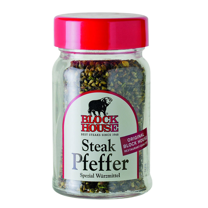 Block House Steakpfeffer Würzmittel mit schwarzem Pfeffer 50g