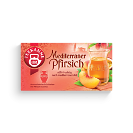 Teekanne Mediterranean Peach Fruit Tea 50g, 20 Tea Bags