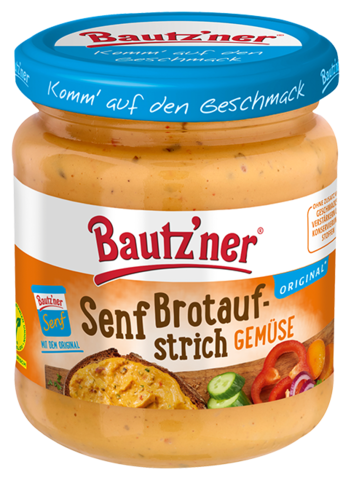 Bautz'ner Senf-Brotaufstrich Gemüse 200ml